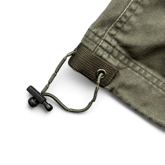 Vintage MT:2 Cargo Shorts Mens 27 Green Military Raver Baggy Parachute 90s - Picture 8 of 10